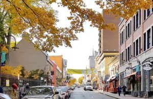Strasse in Quebec